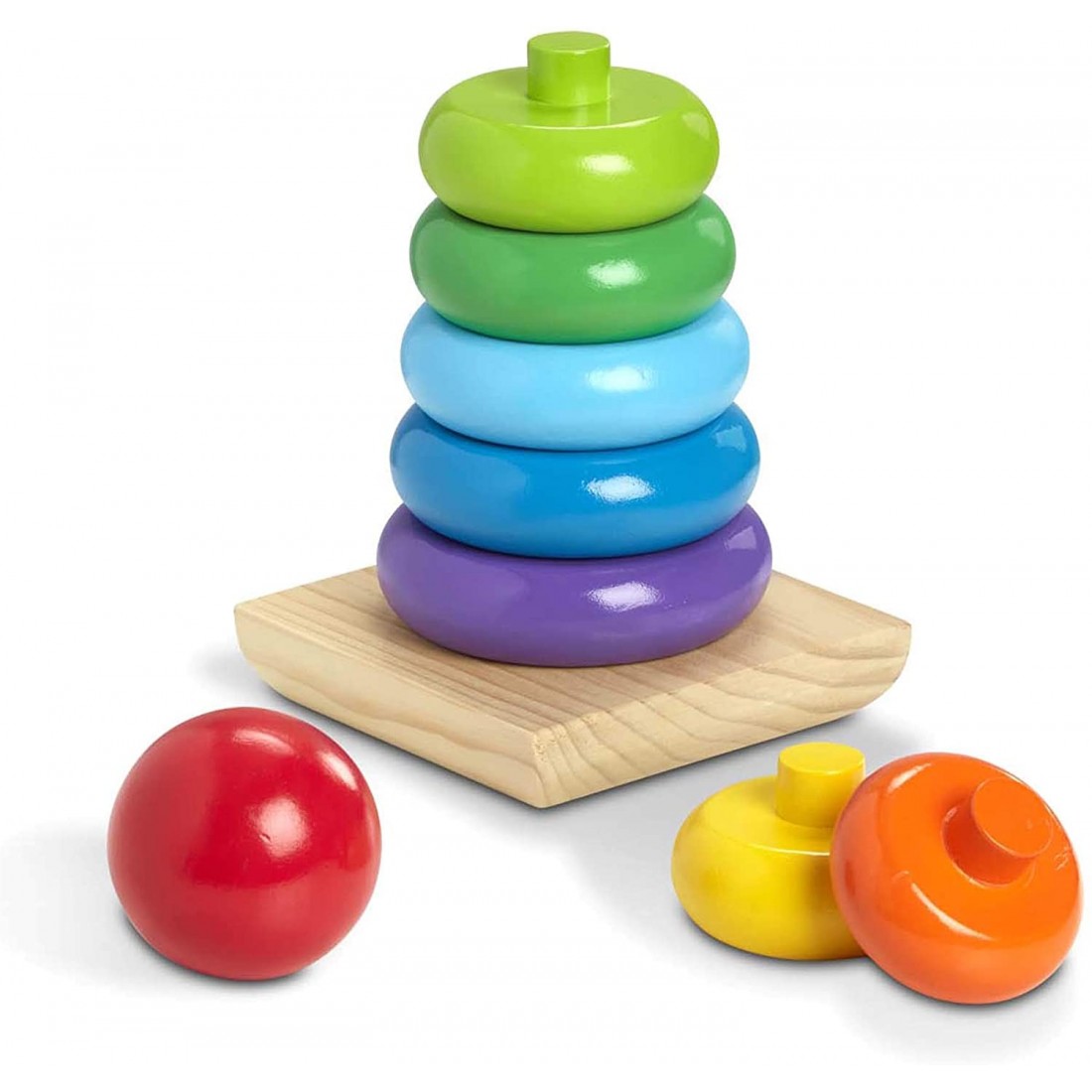 Melissa & Doug Rainbow Stacker Classic Toy